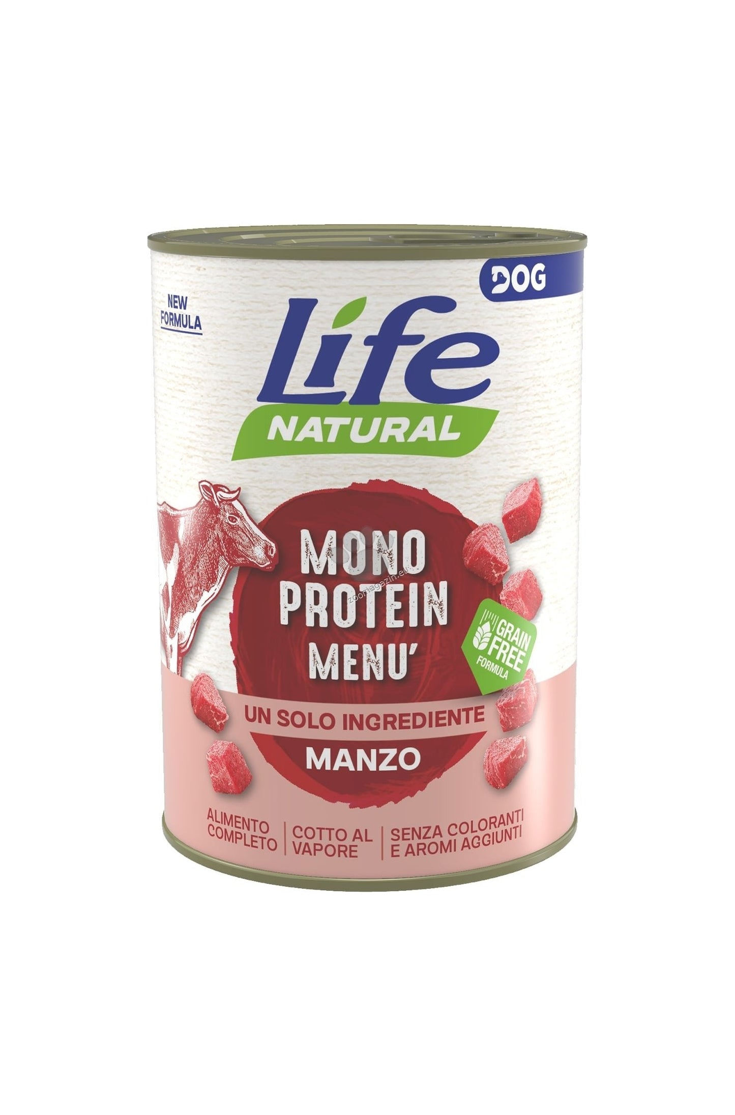 Lifedog Monoprotein Beef - монопротеинова консерва за кучета с телешко месо 400 гр