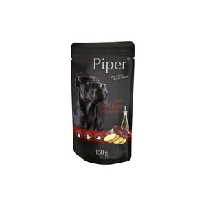 Piper Adult Beef Liver - паучове за куче с телешки дроб и картофи, стек 10х150 гр