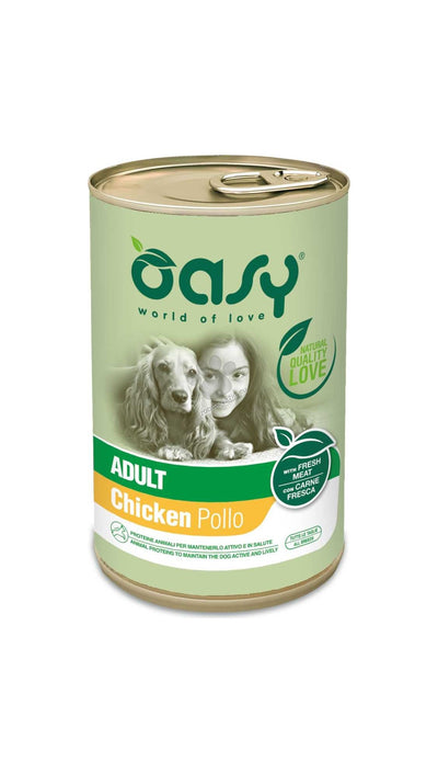 Oasy Dog Pate Adult Chicken - пълноценна храна за кучета в зряла възраст с пилешко месо 400 гр