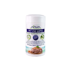 Arava Pet Eye Wipes - кърпички за почистване на зоната около очите за кучета и котки 100 бр