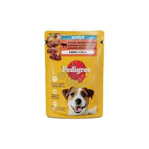 Pedigree Pouch Beef and Liver - пауч за кучета с говеждо месо и черен дроб в желе 100 гр