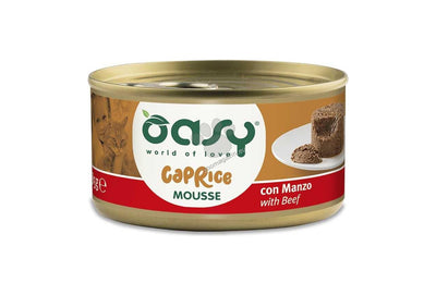 Oasy Caprice Mousse with Beef - мус за котки с говеждо 85 гр.