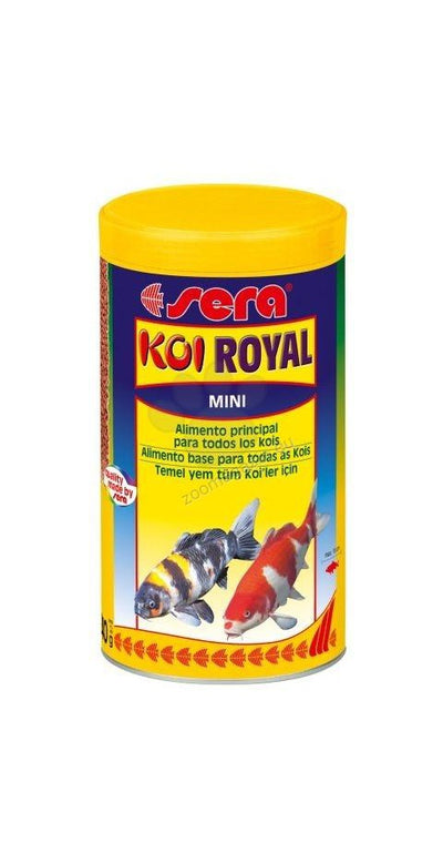 Sera - Koi Royal Mini - основна храна за млади кои и малки по размер езерни рибки 1000 мл.
