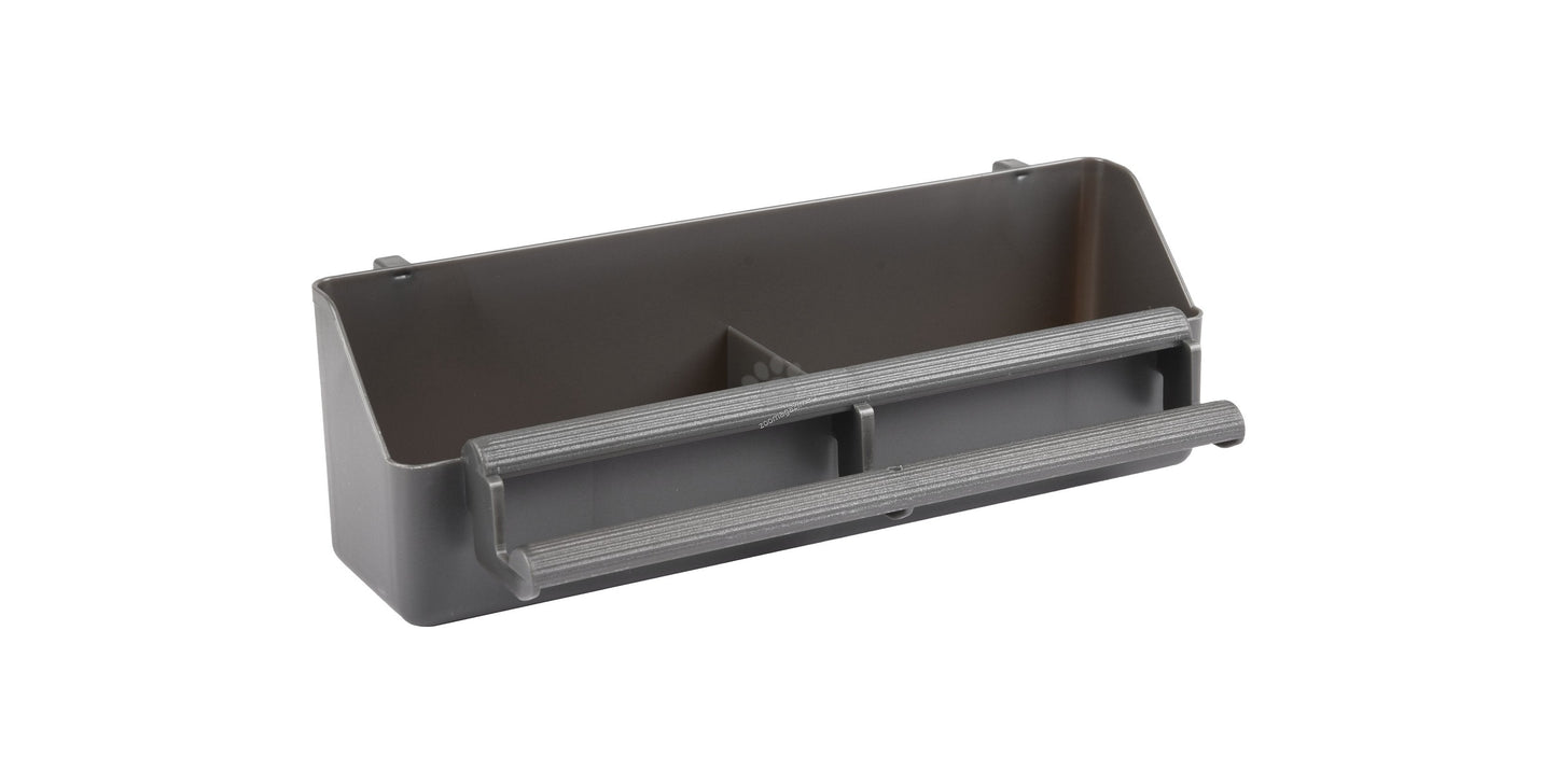 Flamingo Seed Cup Bob - двойна хранилка за птици 20 / 8 / 7 см, сива