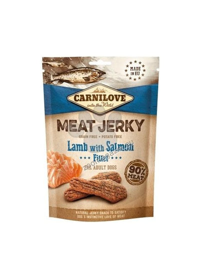 Carnilove Jerky Lamb and Salmon - сушено лакомство с агнешко месо и сьомга 100 гр