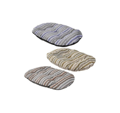 Ferplast - Relax Zig Zag 89/10C - мек памучен дюшек 85 / 55 см / сив, лилав, бежов /