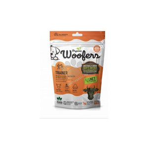 Organic Woofers Beef Trainer - тренировъчни лакомства 100 гр