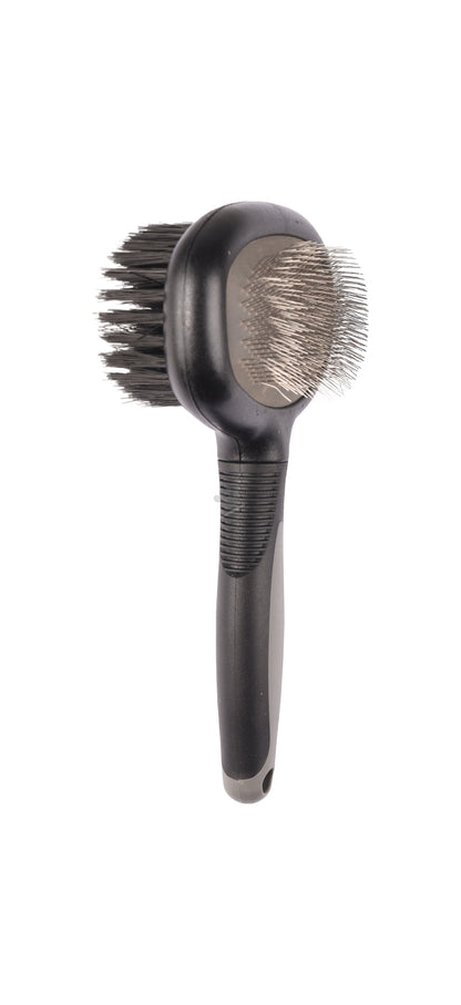 Flamingo Brush and Slicker Comfort L - двустранна четка 11,3 / 7 см.