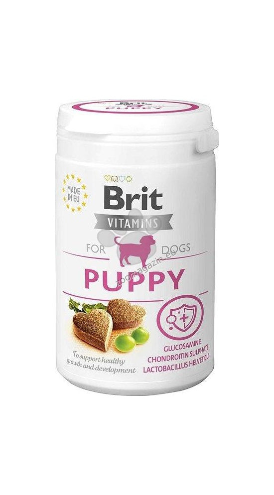 Brit Vitamins Puppy - витамини за подрастващи кученца 150 гр