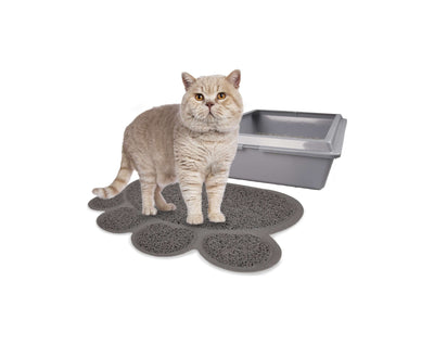 Flamingo Cat litter tray mat Pitou Matti - килимче за тоалетна, сиво