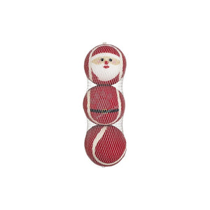 Nobby Xmas Tennis Ball Santa - тенис топки 6 см, 3 бр