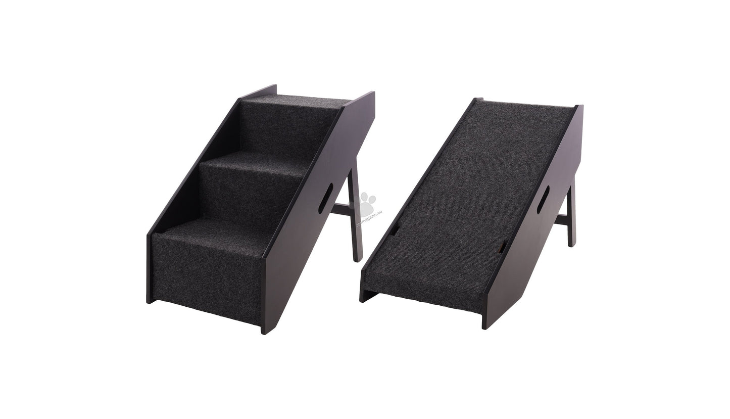 Flamingo Stairs and Dog Ramp Pino - 2 в 1 стълба и рампа за кучета 62 / 36 / 51 см