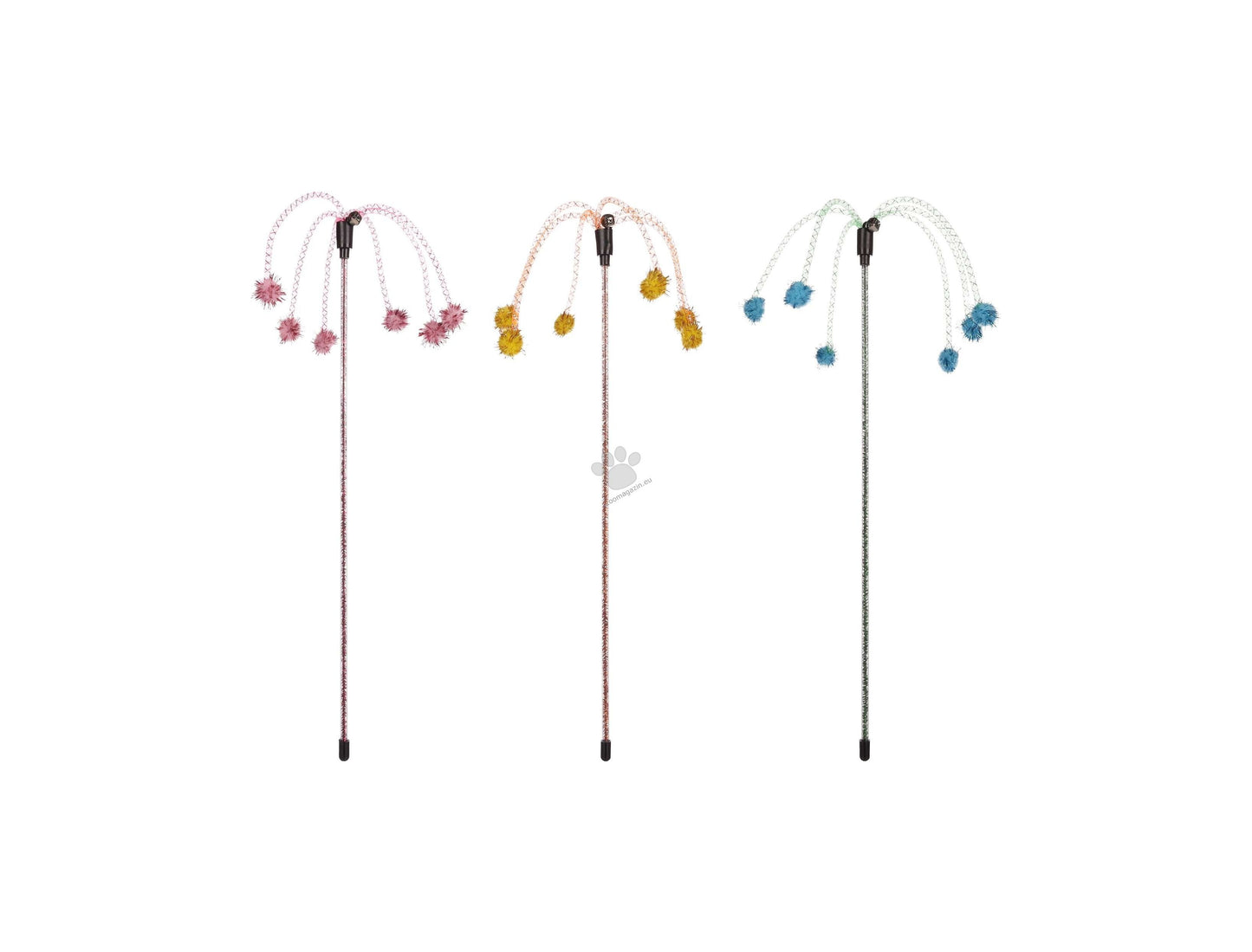 Flamingo Glitty Dangler with tentacles - въдица за котки 42 см