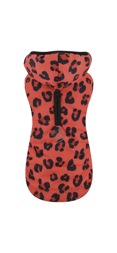 Nayeco Leopard Jacket - яке за куче (червено)
