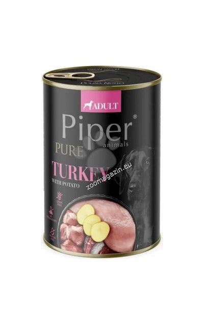 Piper Pure Dog Adult Turkey and Potatoes - храна за кучета с пуйка и картофи 400 гр