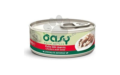 Oasy Nature Adult Chicken with Beef  - консерва за възрастни котки с пиле и говеждо месо