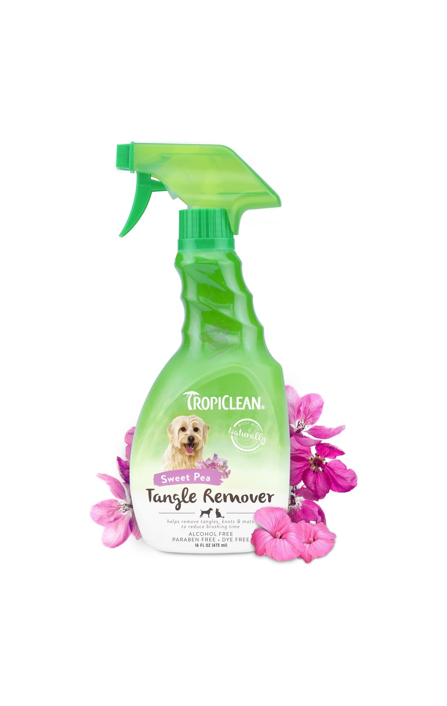 TropiClean Sweet Pea Tangle Remover - спрей за разресване 473 мл
