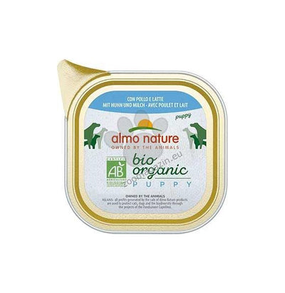 Almo Nature Bio Organic Puppy with Chicken and Milk - пастет за кученца с пилешко месо и мляко 100 гр