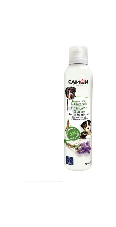 Camon Neem Oil and Lavanda Cleaning Mousse - почистваща пяна без отмиване с масло от нийм 300 мл