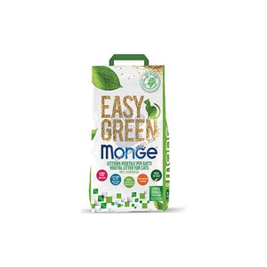 Monge Easy Green Natural Vegetal Litter - котешка тоалетна на растителна основа, подходяща и за порчета и влечуги 3,5 кг