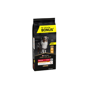 Pro Plan Adult Medium Chicken - суха храна за кучета от средни породи с пилешко месо 14 + 2,5 кг