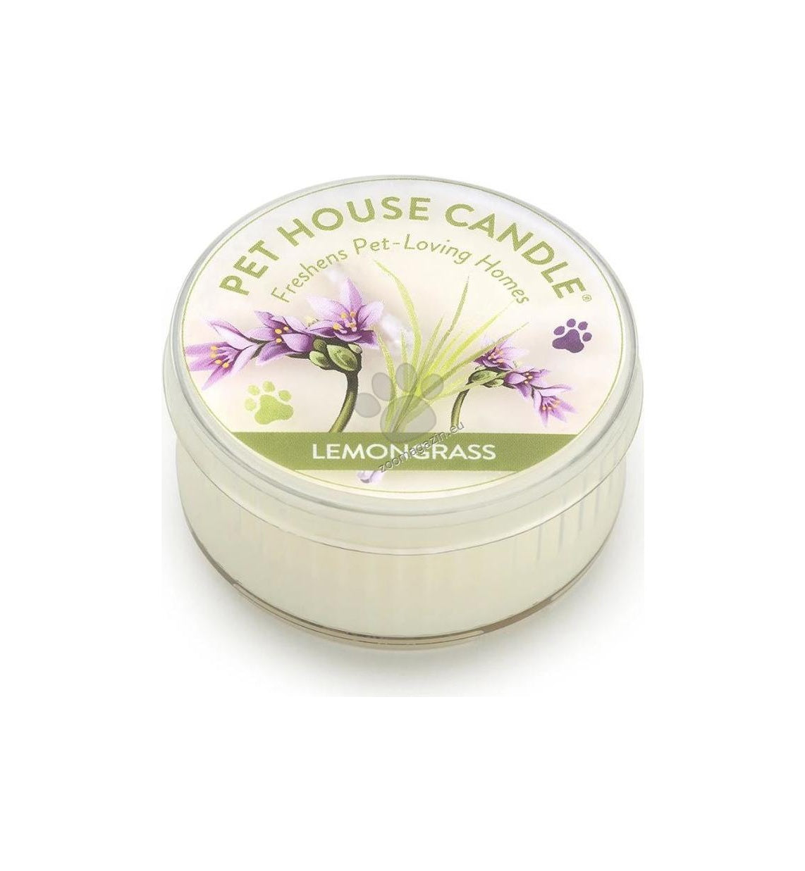 Pet House Mini Candles Lemon Grass - мини натурална свещ с аромат на лимонова трева 42 гр.