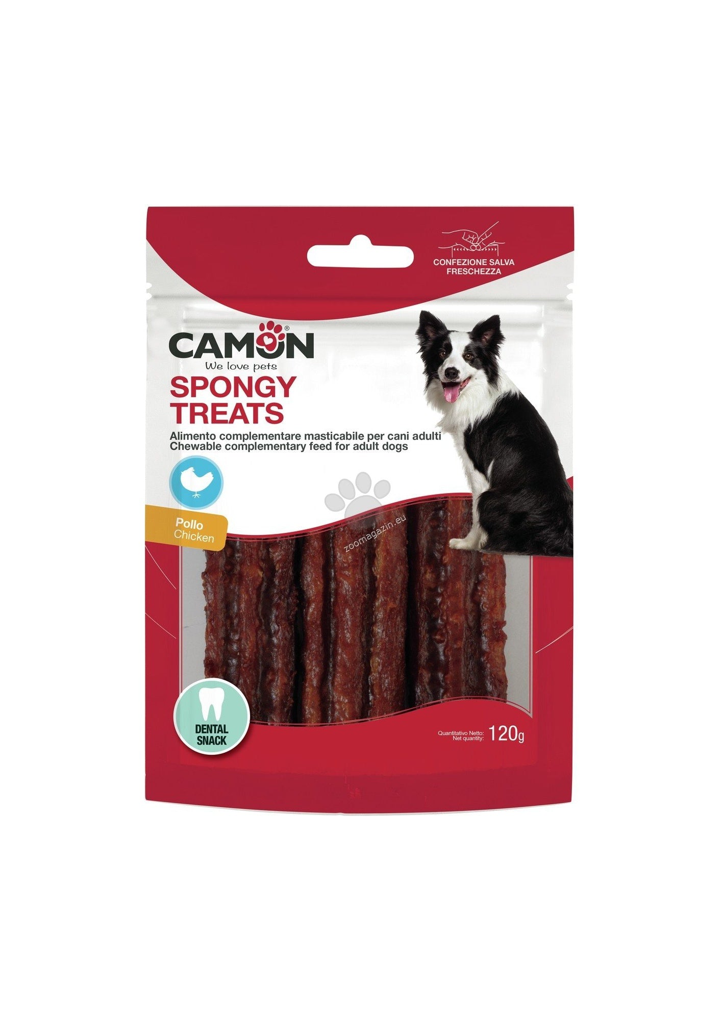 Camon Spongy Ribs with Chicken - лакомство от сушено пилешко месо 120 гр