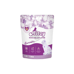 Mitzy Silicat Lavender - силиконова котешка постелка за тоалетна, лавандула 3.8 л