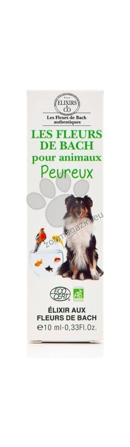 Dr. Bach Elixir Fearful - спрей за страхливи и уплашени домашни любимци 10 мл