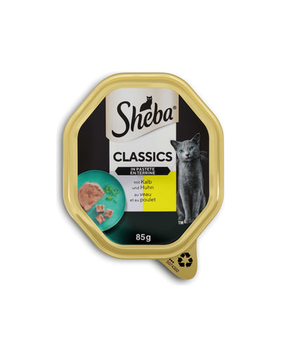 Sheba Classics Chicken and Beef - пастет за котки с телешко и пилешко месо 85 гр