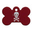 iMARC Red Pirate Skull Bone - медальон