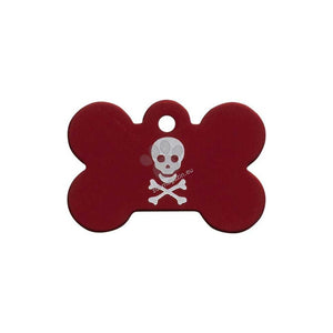 iMARC Red Pirate Skull Bone - медальон