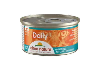 Almo Nature Daily Mousse with Lamb - консерва за котки с агнешко месо 85 гр