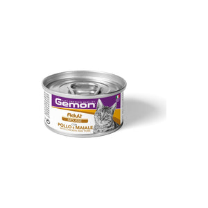 Gemon Cat Adult Mousse with Chicken and Pork – мус за котки с пилешко и свинско месо 85 гр