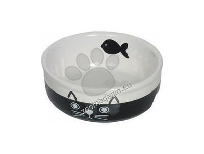 Nobby Cat ceramic bowl FACE - керамична купа /13.5x5см/ 250мл