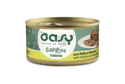 Oasy Caprice Terrine with Chicken and Vegetables - терин за котки с пилешко месо и зеленчуци 85 гр.
