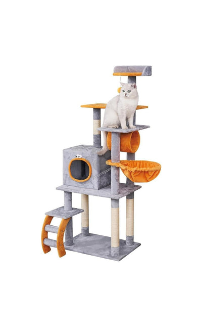 Play Me - драскало Банкок 60 / 40 / 152 см /сиво и оранжево/