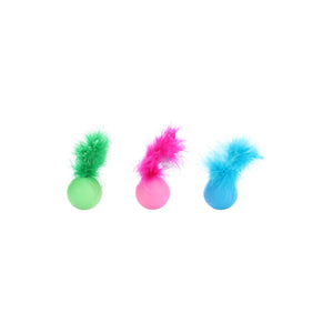 Flamingo Howi Ball Feather - играчка за котка 4 см