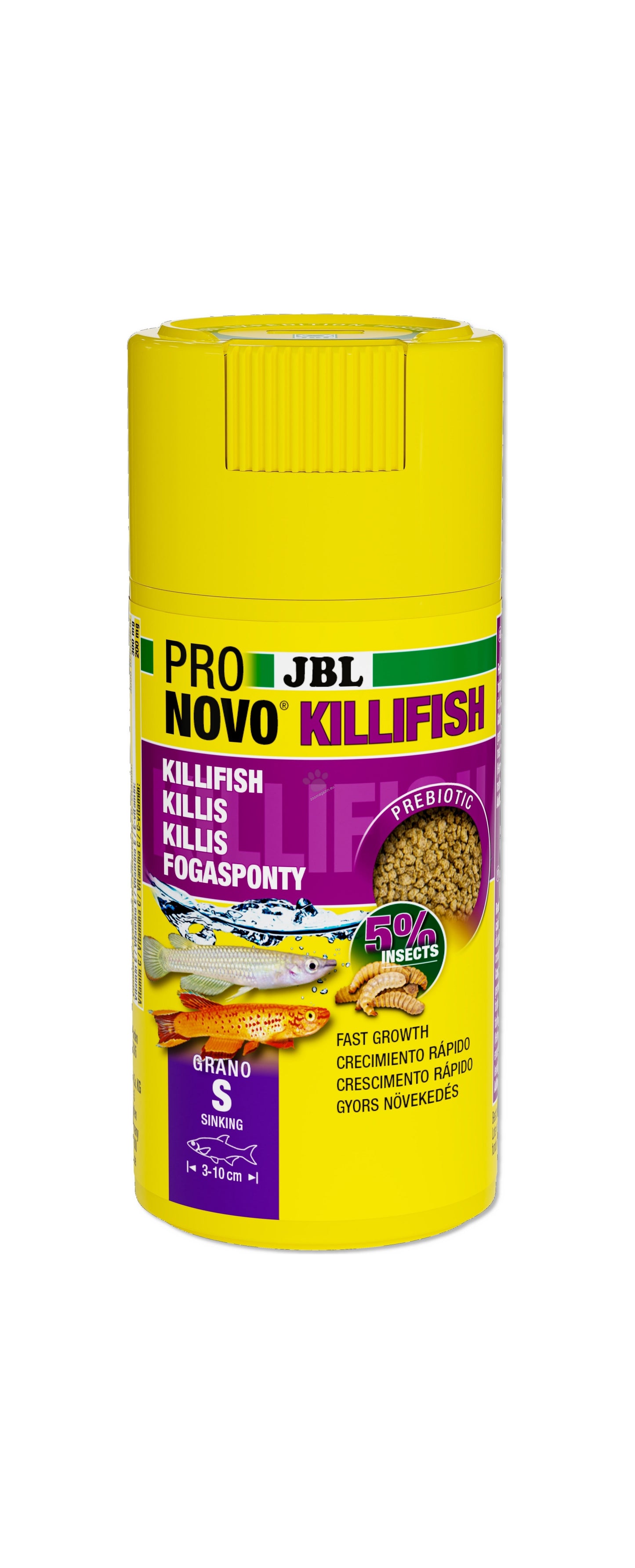 JBL ProNovo Killifish Grano Click S - oсновна гранулирана храна за малки яйценосни риби 100 мл