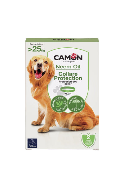 Camon Neem Collar for Large Dogs - натурална противопаразитна каишка за големи породи кучета с масло от нийм 75 см