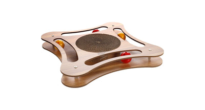 Flamingo Scratching toy Densi Square with Ball Brown - котешка драскалка 35 / 35 / 4,5 см