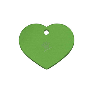 iMARC Lime Green Classic Heart - медальон