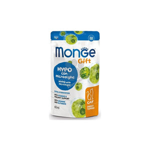 Monge Gift Energy Topping Hypo - енергиен топинг за котки, хипоалергенен с микроводорасли 60 мл.