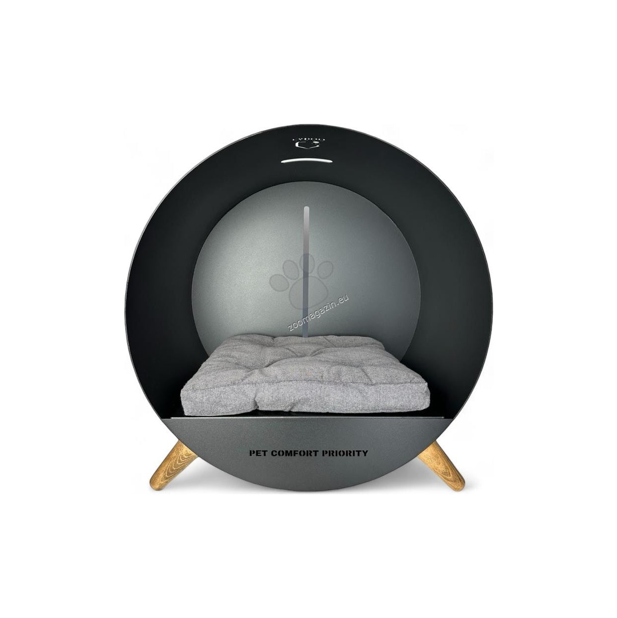 Cadoo Puri Midnight Black - луксозно легло за домашни любимци 60 / 60 / 45