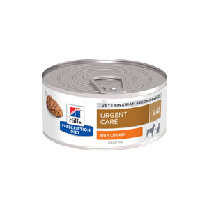 Hills Prescription Diet a/d - диета за кучета за възстановяване, захранване, след изгарания и травми 200 гр.