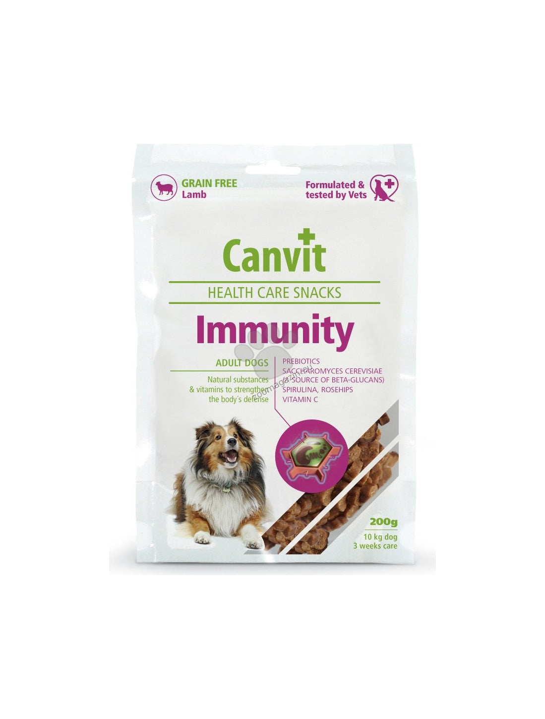 Canvit Snack Immunity - лакомство за кучета подпомагащо имунната система 200 гр