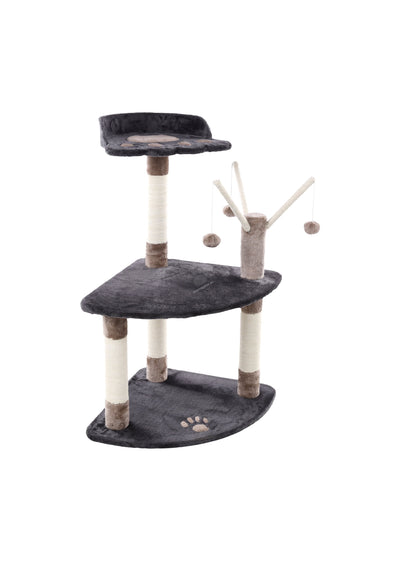 Flamingo Scratching Tree Kira Grey - котешка катерушка 70 / 58 / 91 см