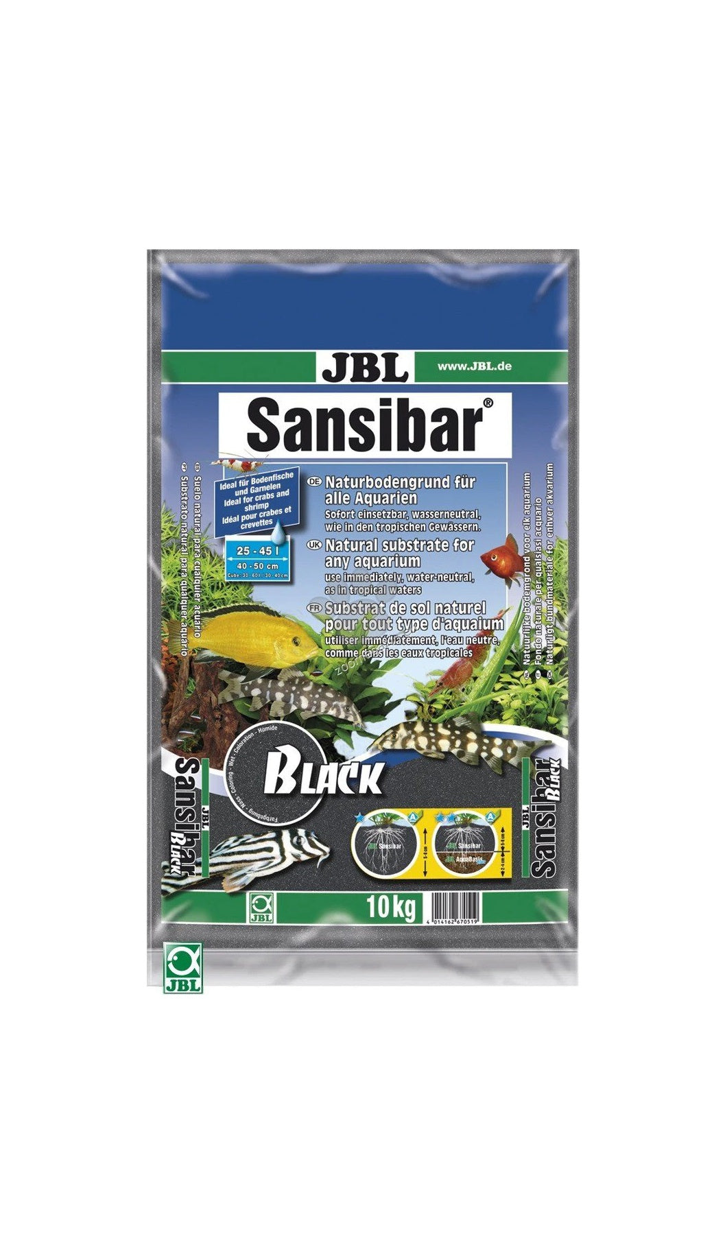 JBL Sansibar - субстрат за сладководни и соленоводни аквариуми 10 кг.