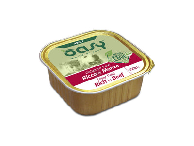 Oasy Tasty Pate Adult Beef - пастет за възрастни кучета с говеждо месо 150 гр.