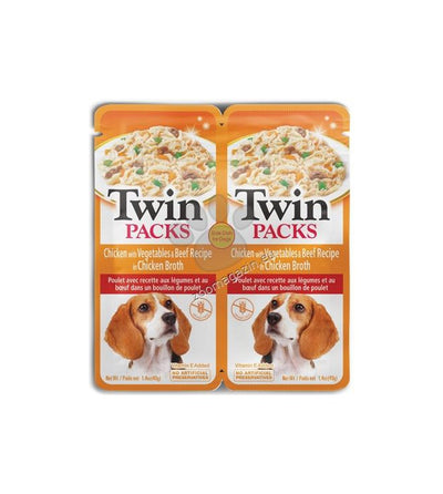 Inaba Chicken with Vegetables and Beef Recipe in Chicken Broth – пауч с пилешко и говеждо 2 x 40 гр